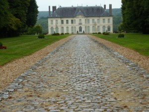 View of Château from the Gate at the Top of the Hill