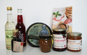 Assortment of Swedish foods