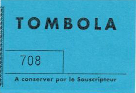 Tombola Ticket 708