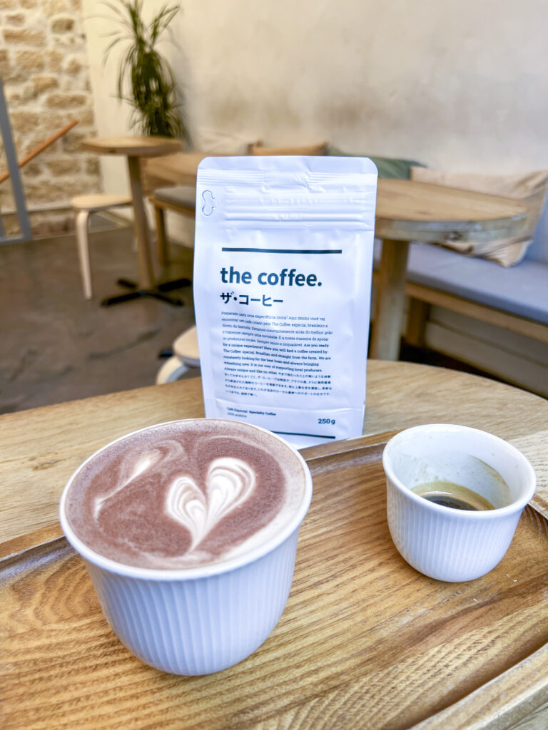 Hot chocolate and espresso at The Coffee.