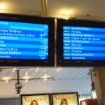 Departure Panel at Gare du Nord