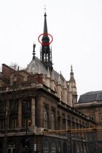 Angels on Spire of Sainte-Chapelle