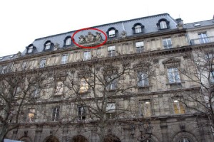 Angels on Angels on Administrative Building at Place de l'Hôtel de Ville